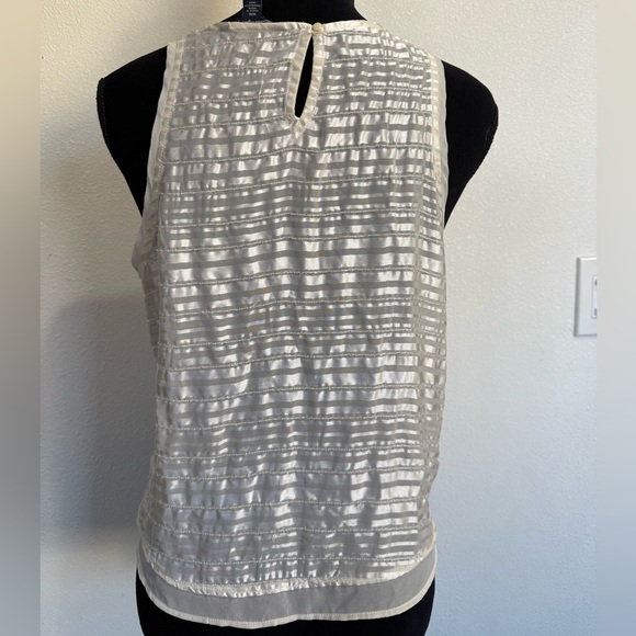 American Eagle Outfitters Cream Textured Tank Top - Picture 3 of 7